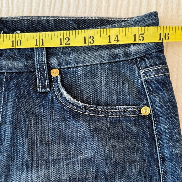 7 For All Mankind Indigo Pencil Skirt - Picture 12 of 13